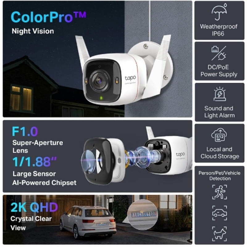 TP-Link Tapo C325WB 2K QHD IP66 WiFi - Ítem3