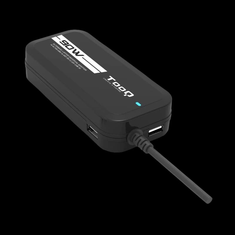 Chargeur universel pour ordinateurs portables et autres appareils pouvant être utilisés à la maison.