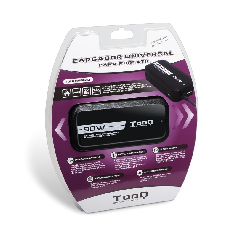 Chargeur universel pour ordinateurs portables et autres appareils pouvant être utilisés à la maison. - Ítem1