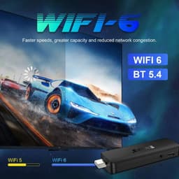 TVR3+ RK3518 2GB/16GB Android 14 - Conectividade WiFi 6
