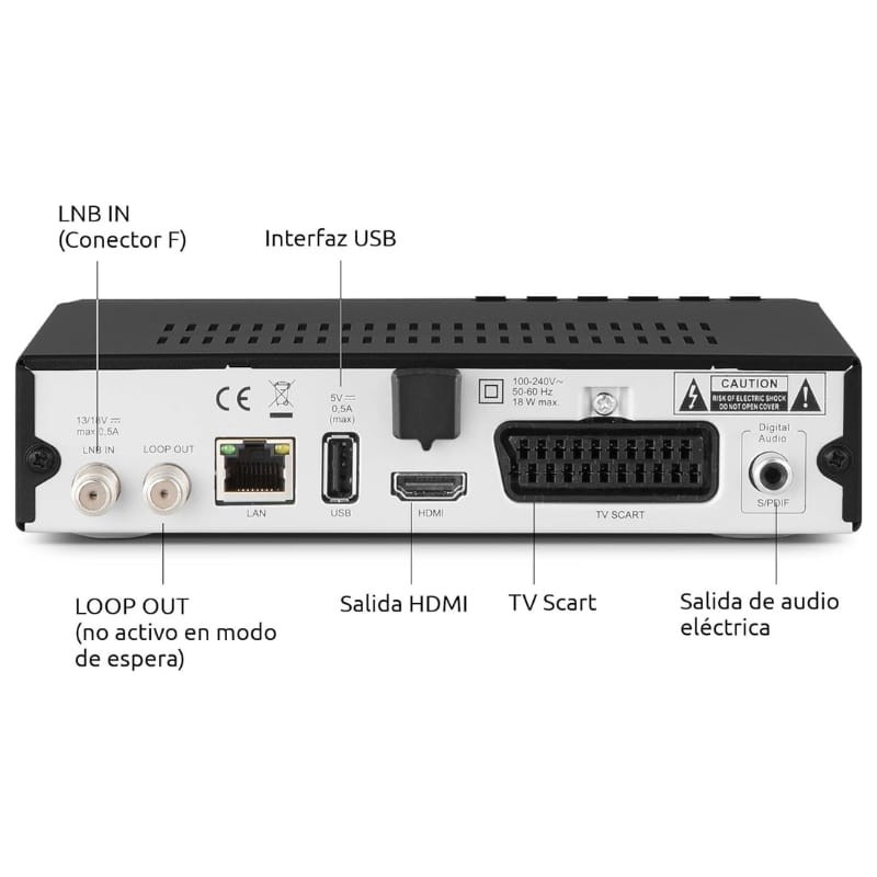 TechniSat HD-S 261 DVB-S2 - Récepteur satellite - Ítem6