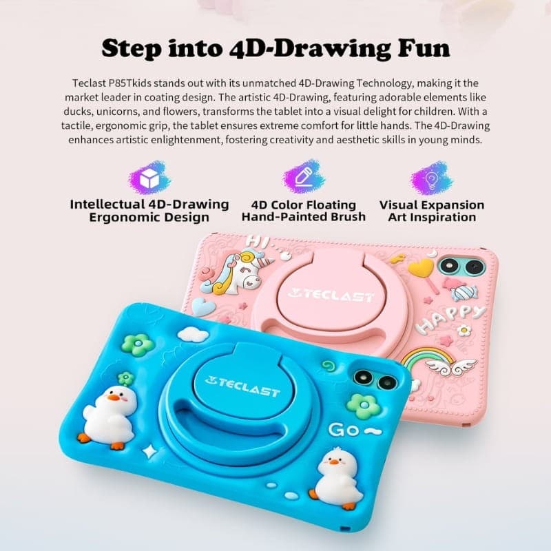 Teclast P85T Kids 8 4GB/64GB WiFi Azul - Desenho 4D