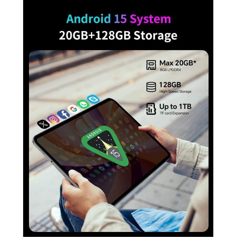Teclast T65 13,4 Pouces 8Go/128Go WiFi + 4G Gris - système d'exploitation et mémoire
