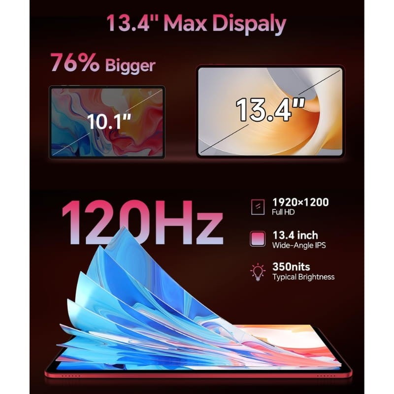 Teclast T65 Plus 13,4 Pulgadas 8GB/256GB WiFi + 4G Rojo - Ítem4