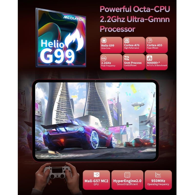 Teclast T65 Plus 13,4 Pulgadas 8GB/256GB WiFi + 4G Rojo - Ítem5