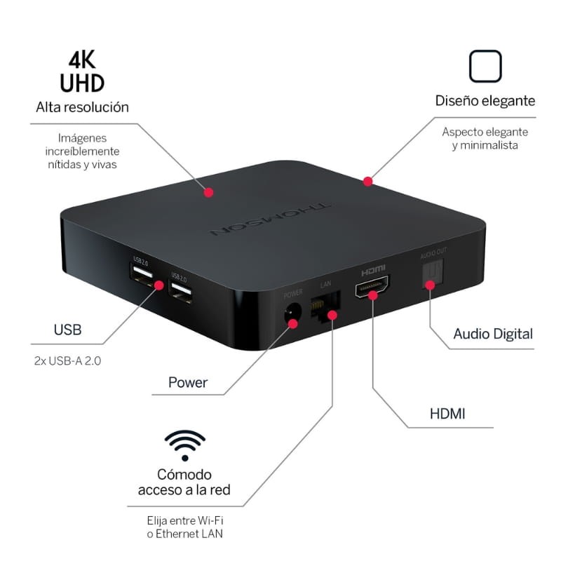 Thomson 240G 2Go/8Go 4K UHD Android 12 - Ítem1