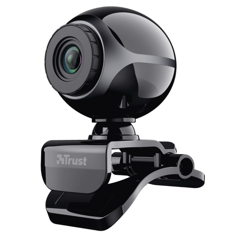 Trust Exis Webcam 0,3 MP com Microfone Preto - Item