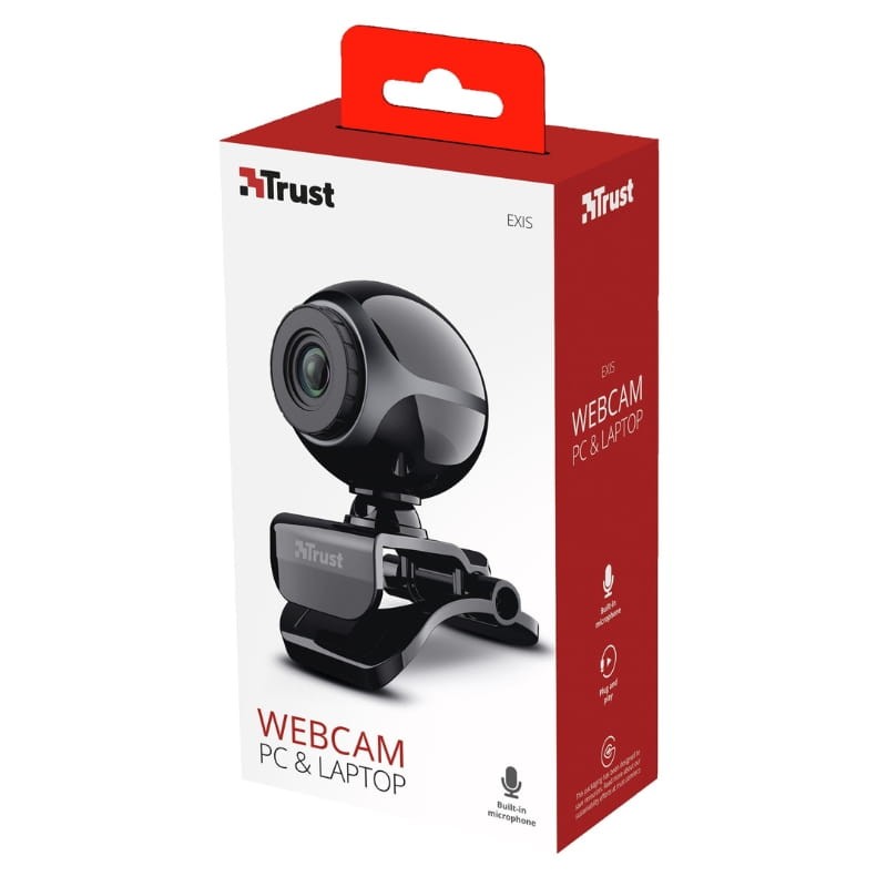 Trust Exis Webcam 0,3 MP com Microfone Preto - Item4