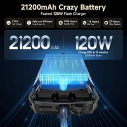 Ulefone Armor 29 Ultra 5G 16Go/1To - capacité de la batterie