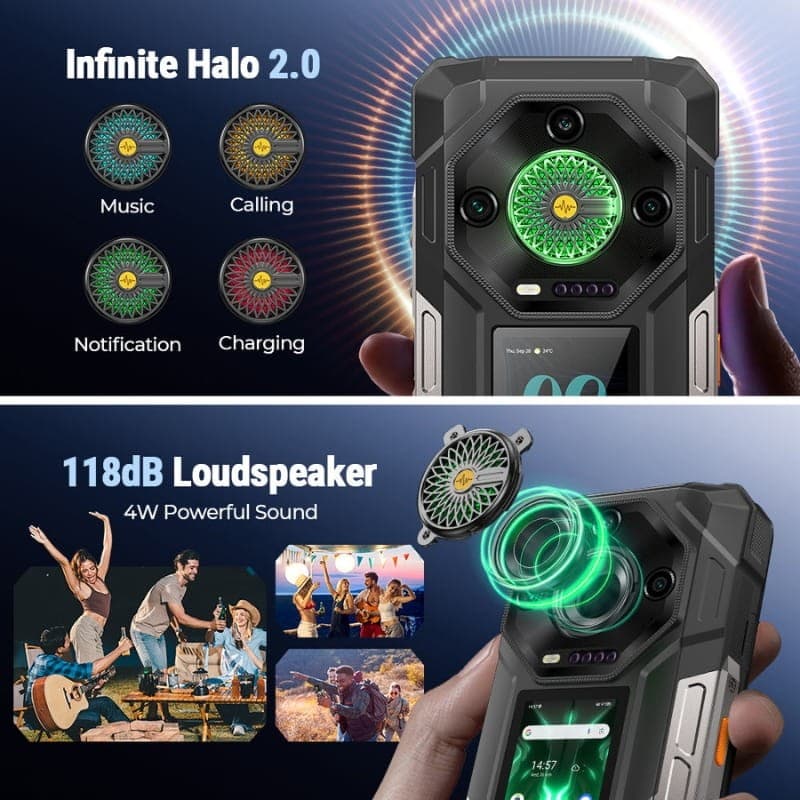 Ulefone Armor 33 12Go/512Go Rugged - haut-parleur puissant