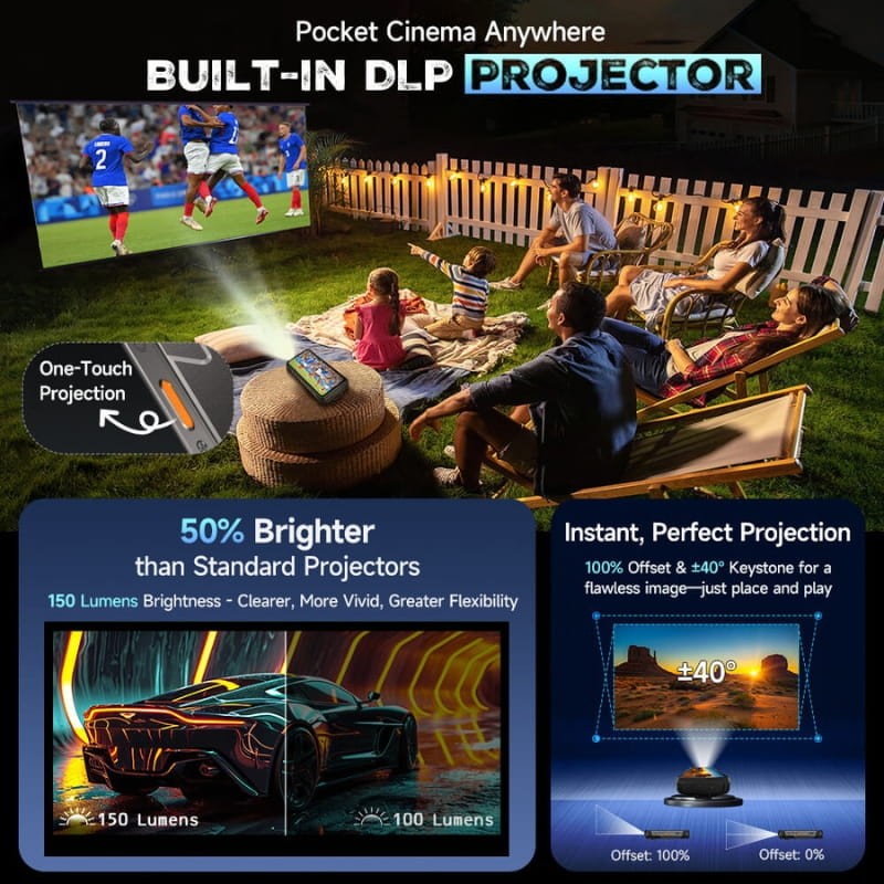 Ulefone Armor 34 Pro 5G 16GB/512GB Negro Rugged con Proyector - Ítem4