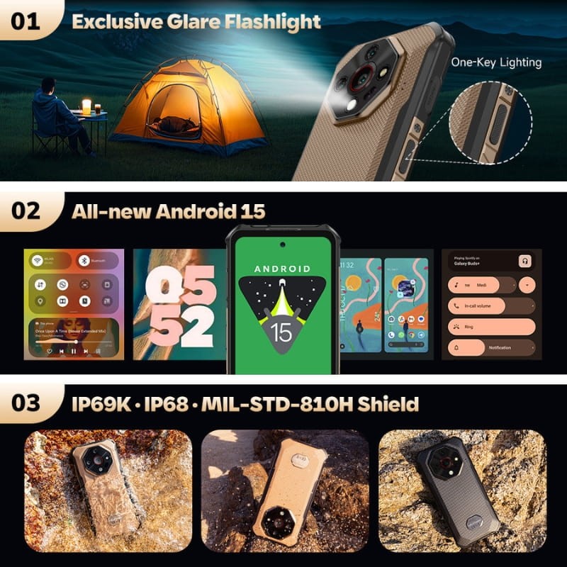 Ulefone Armor X16 6Go/128Go Noir - Ítem3