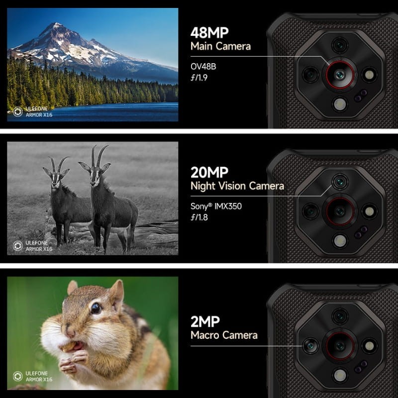 Ulefone Armor X16 6Go/128Go Noir - Ítem5