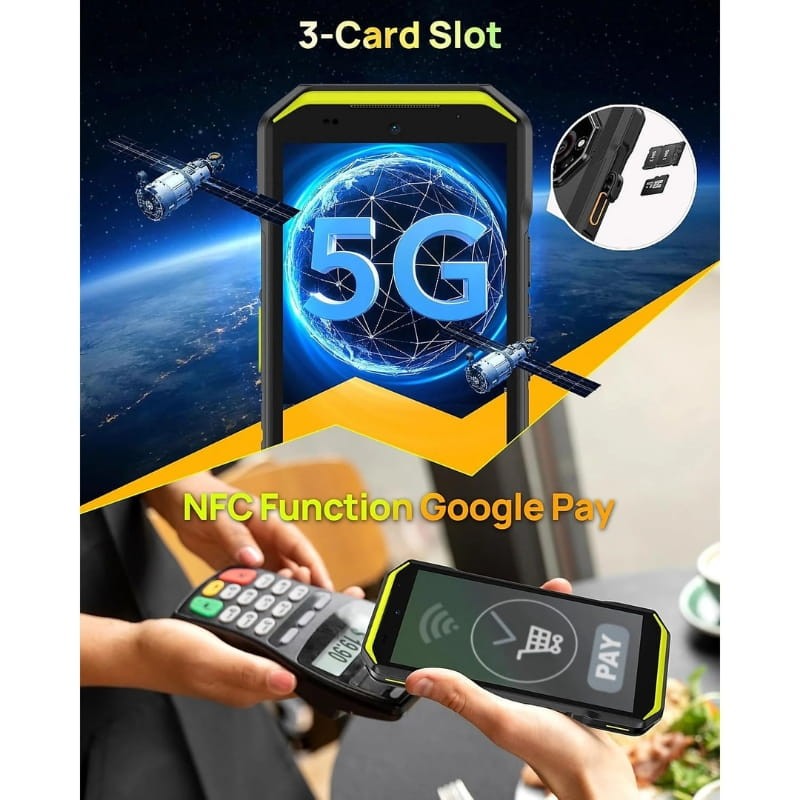 Ulefone Armor X32 Pro 5G 8Go/256Go Orange Robuste - Ítem6