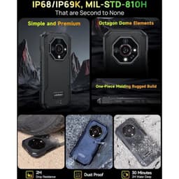 Ulefone Armor X32 Pro 5G 8GB/256GB Laranja Rugged - design resistente