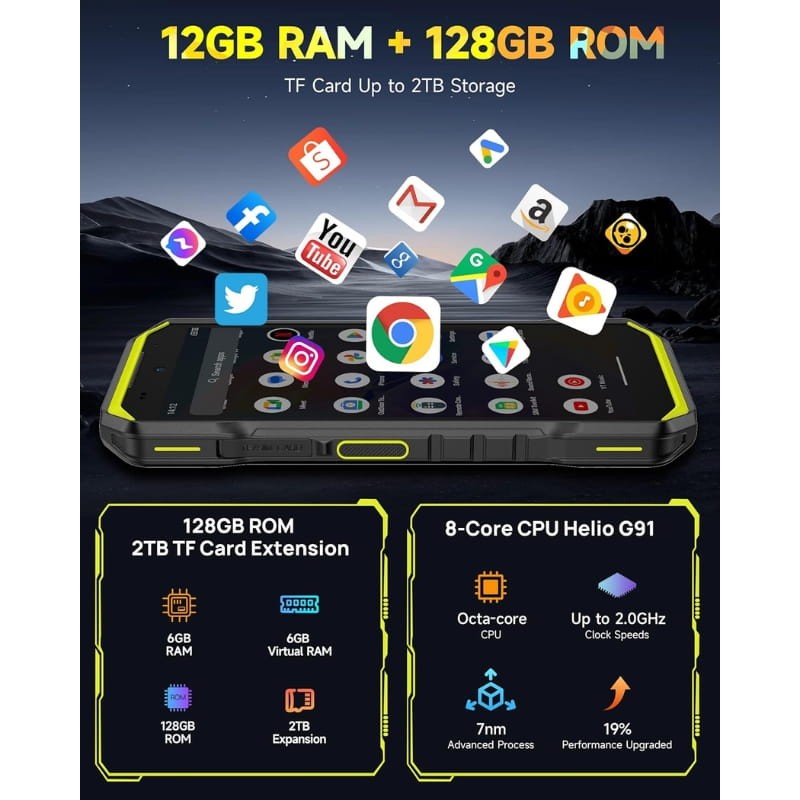 Ulefone Armor X32 6GB/128GB Negro Rugged - Ítem4