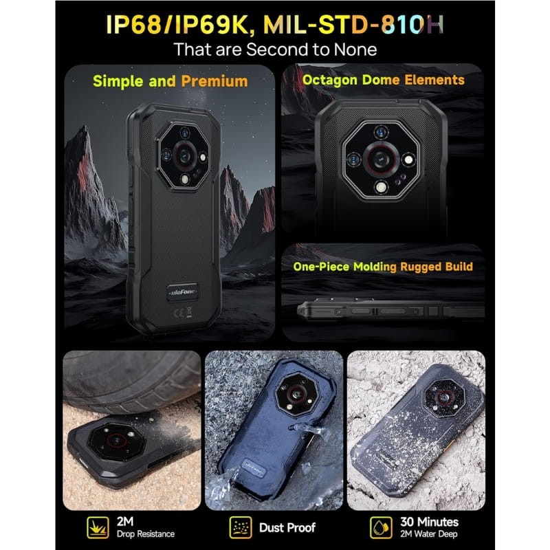 Ulefone Armor X32 6GB/128GB Negro Rugged - Ítem7