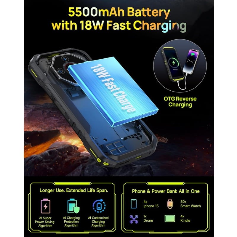 Ulefone Armor X32 6GB/128GB Negro Rugged - Ítem8