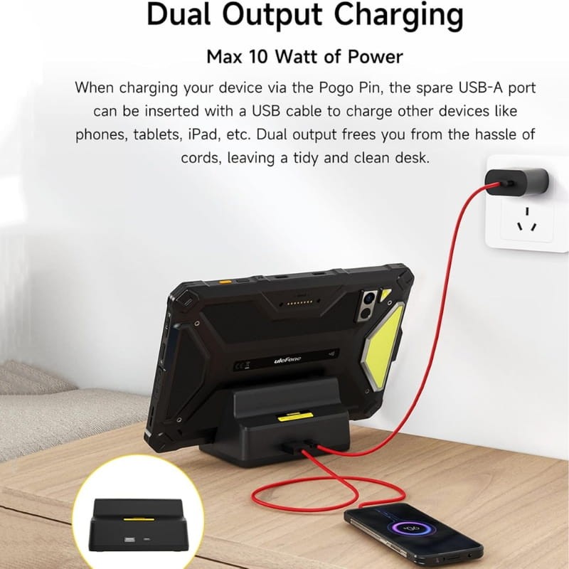 Ulefone Desk Charging Dock 10W para Armor Pad 4 Series - Item6