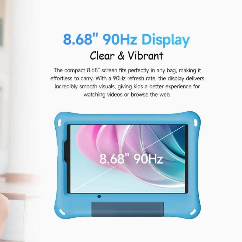 Ulefone Tab A9 Pro Kids 8,68 4Go/128Go WiFi + 4G Bleu - caractéristiques de l'écran