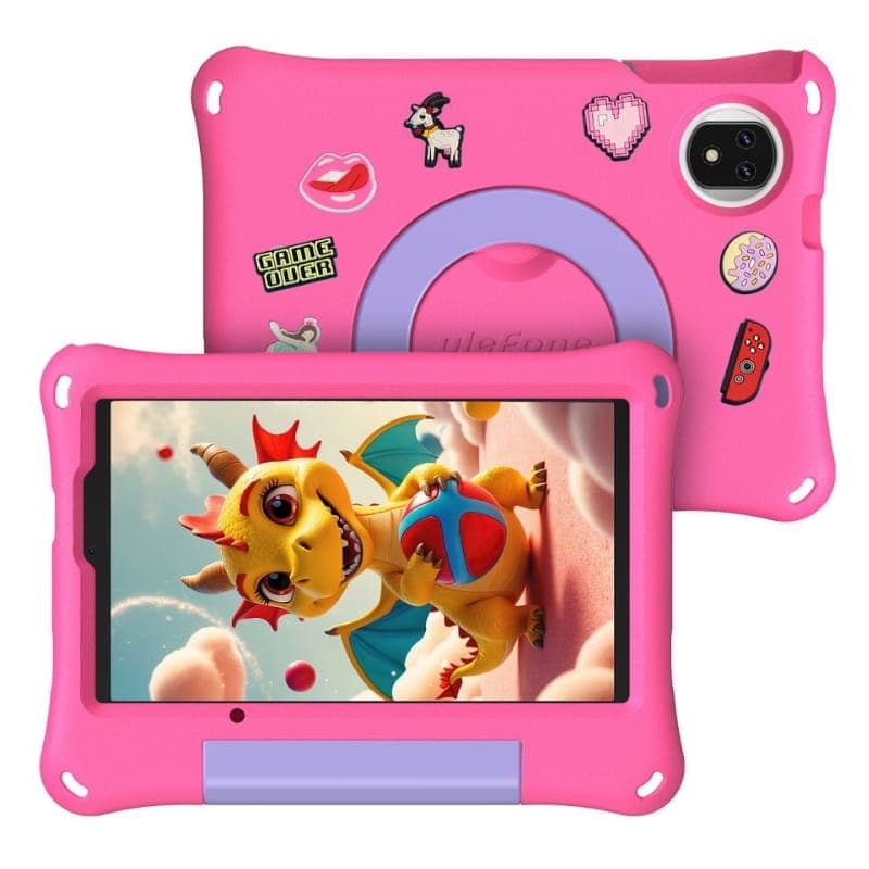 Ulefone Tab A9 Pro Kids 8,68 4Go/128Go WiFi + 4G Rose - les deux côtés