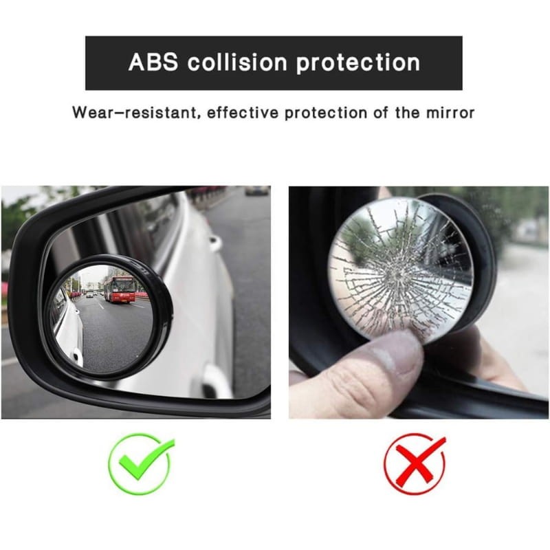 Uni-Fine Blind Spot 2 peças Preto - Espelho para ponto cego para automóvel - Item4