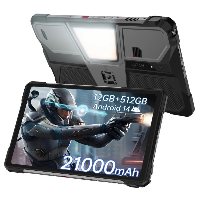 Unihertz 8849 TANK Pad E 10,95 12 GB/512 GB 4G Rugged com Projetor - Item