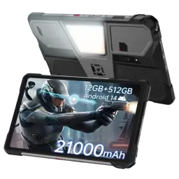 Unihertz 8849 TANK Pad E 10,95 12Go/512Go 4G Rugged avec Projecteur