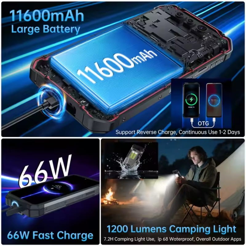Unihertz 8849 Tank 4 5G 12GB/512GB com projetor - Item5