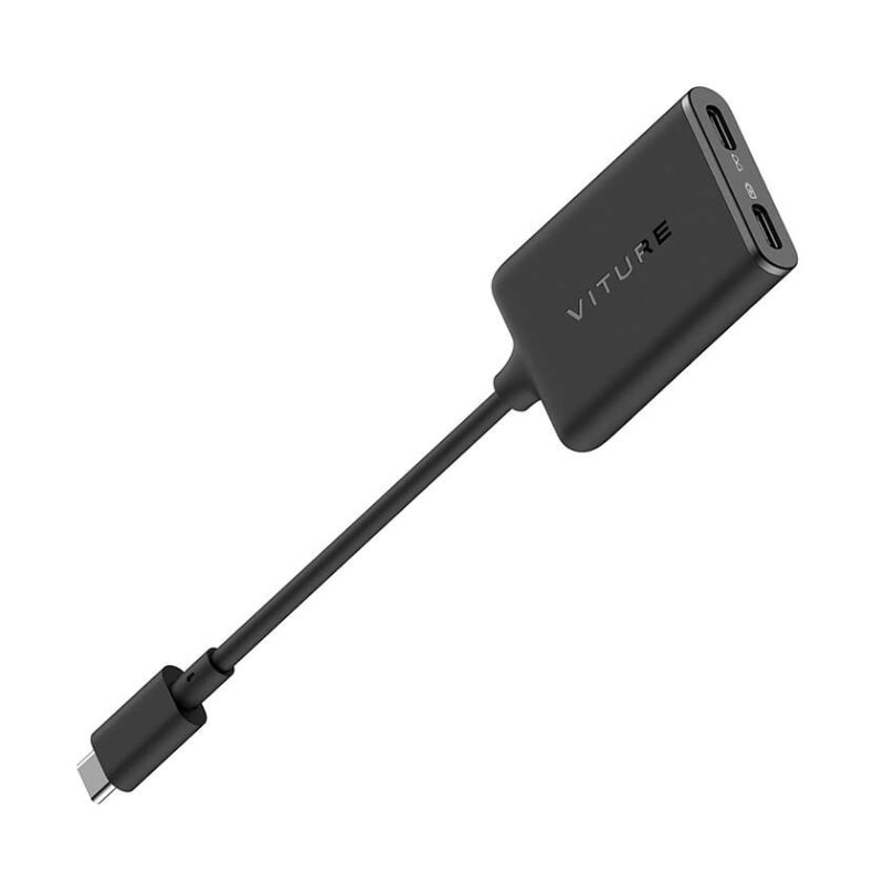 Viture Pro USB-C XR Charging Adapter para iPhone Preto - Adaptador para óculos de realidade aumentada - Item