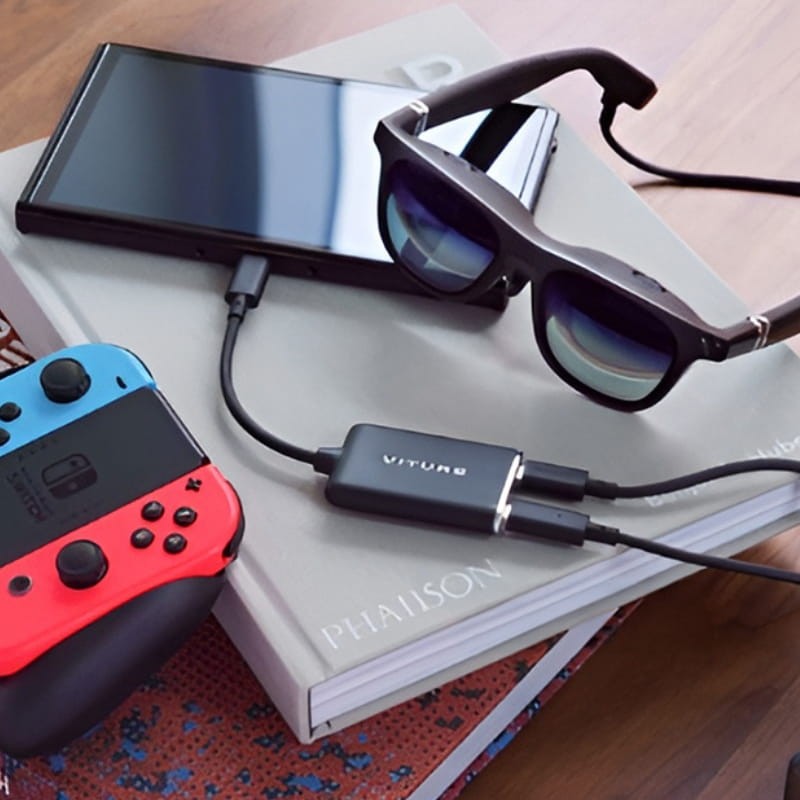 Viture USB-C XR Charging Adapter Noir - Adaptateur pour lunettes de réalité augmentée - Ítem1