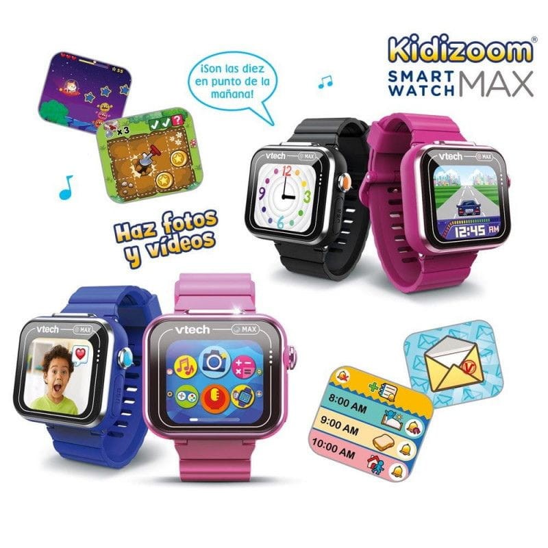 Dx4 Kidizoom Watch Purple Montre Intelligente Enfant Vtech Vtech