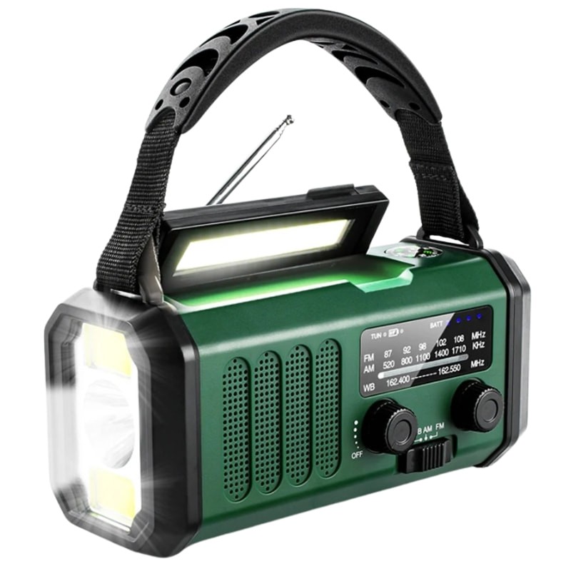 Woopker Radio E30 10000 mAh Verde - Radio de Emergencia - Ítem