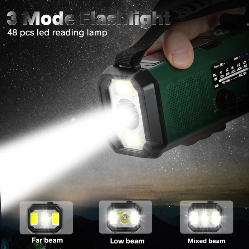 Woopker Radio E30 10000 mAh Verde - Radio de Emergencia - Ítem3