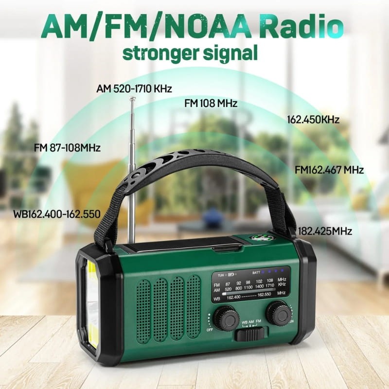 Woopker Radio E30 10000 mAh Verde - Radio de Emergencia - Ítem6
