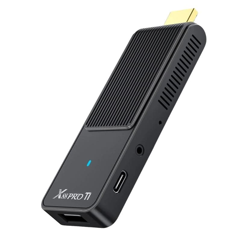 X88 Pro TI RK3518 1GB/8GB WiFi 6 Android 14 - vista a 45 graus