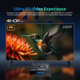 X96 M200 X5M 4 GB/32 GB Android 14 - Android TV - Resolução 4K