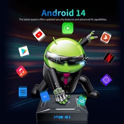 X96 M200 X5M 4 GB/32 GB Android 14 - Android TV - Sistema operativo Android 14