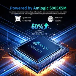 X96 M300 S905X5M 4Go/32Go Android 14 - processeur intégré
