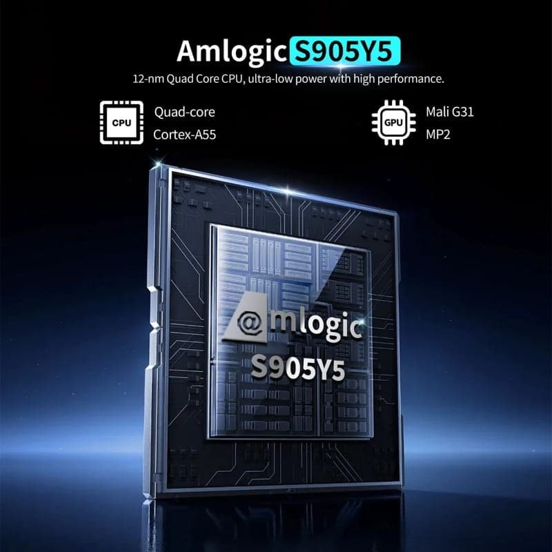 X96 NEX S905Y5 4Go/32Go Android 14 - processeur