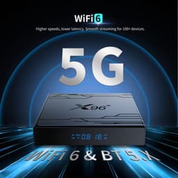 X96 NEX S905Y5 4Go/32Go Android 14 - Connectivité WiFi + Bluetooth