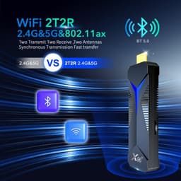 X96 S600 H313 2GB/16GB Android 10 - Conectividade WiFi