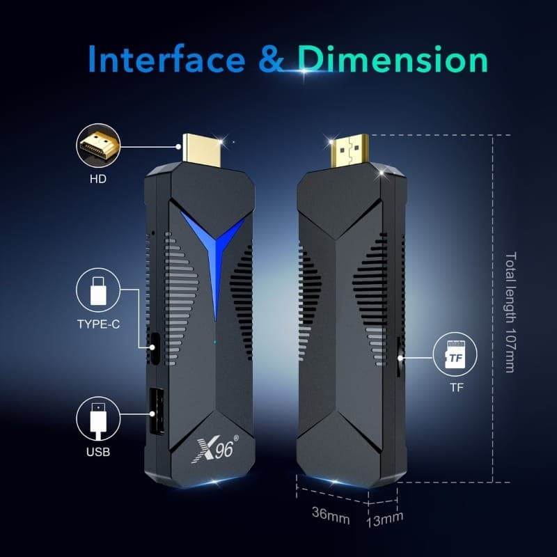 X96 S600 H313 2GB/16GB Android 10 - interface