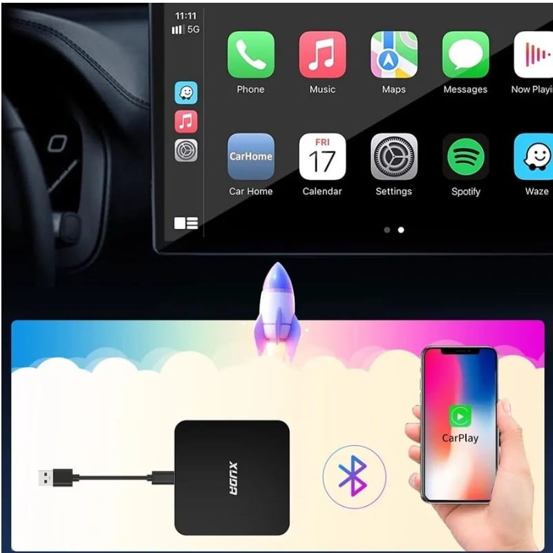 XUDA Smart Box - Adaptador sem fios CarPlay/Android Auto - Item2