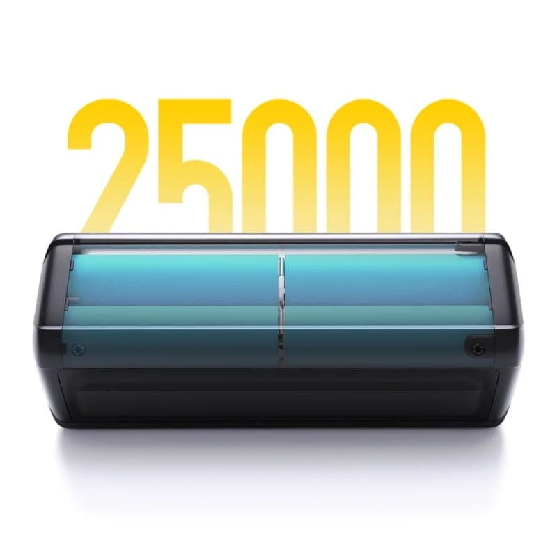 Xiaomi 212W HyperCharge Power Bank 25000mAh Preto - capacidade da bateria