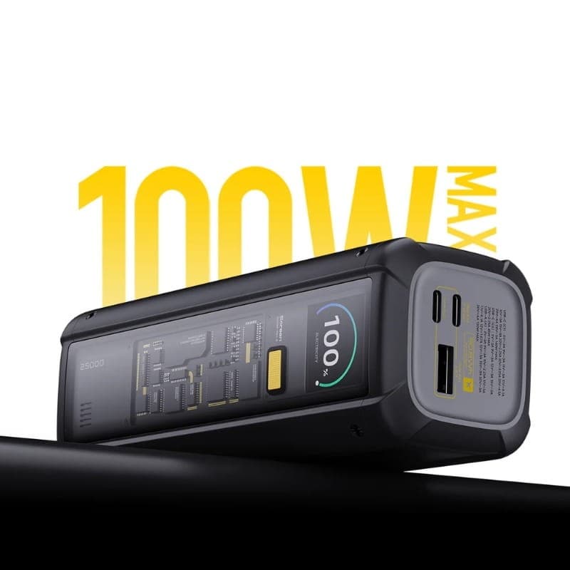 Xiaomi 212W HyperCharge Power Bank 25000mAh Preto - carregamento rápido