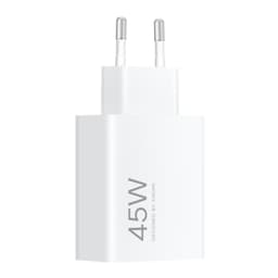 Carregador Xiaomi 45W Turbo Charging Power Adapter (Type-A) Branco - vista frontal