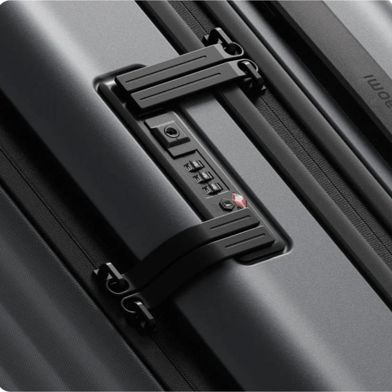 Xiaomi Front Pocket Carry-on Luggage 20'' Preto - Mala de viagem rígida - pormenor do cadeado