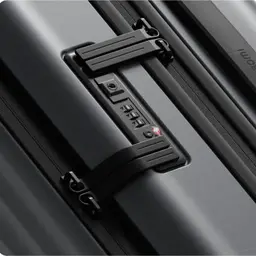 Xiaomi Front Pocket Carry-on Luggage 20'' Preto - Mala de viagem rígida - pormenor do cadeado