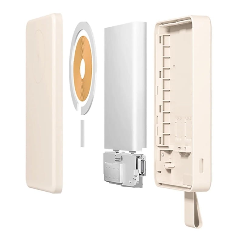 Xiaomi Magnetic Power Bank 6000mAh 15W Branco - Item6
